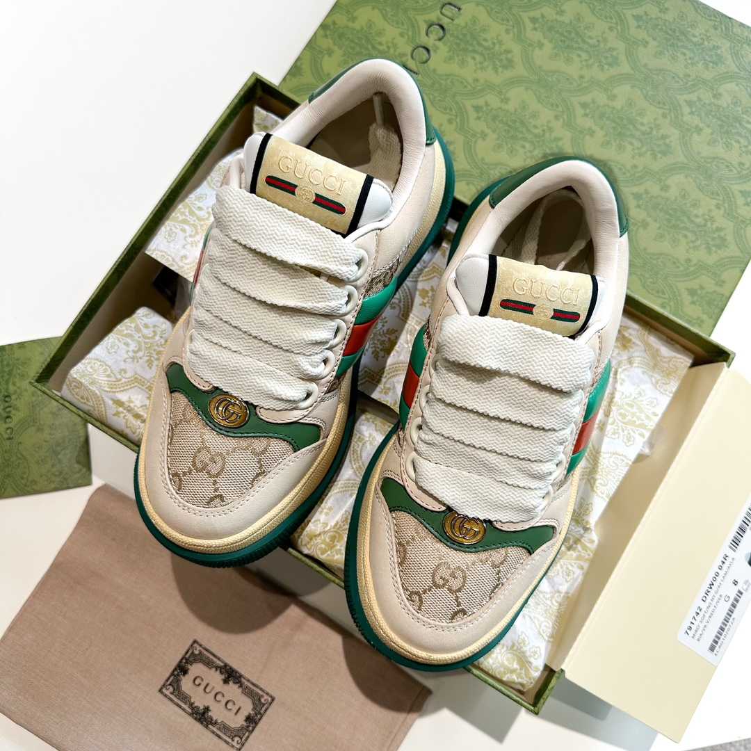 Gucci Screener Trainer With Web - DopestKickz