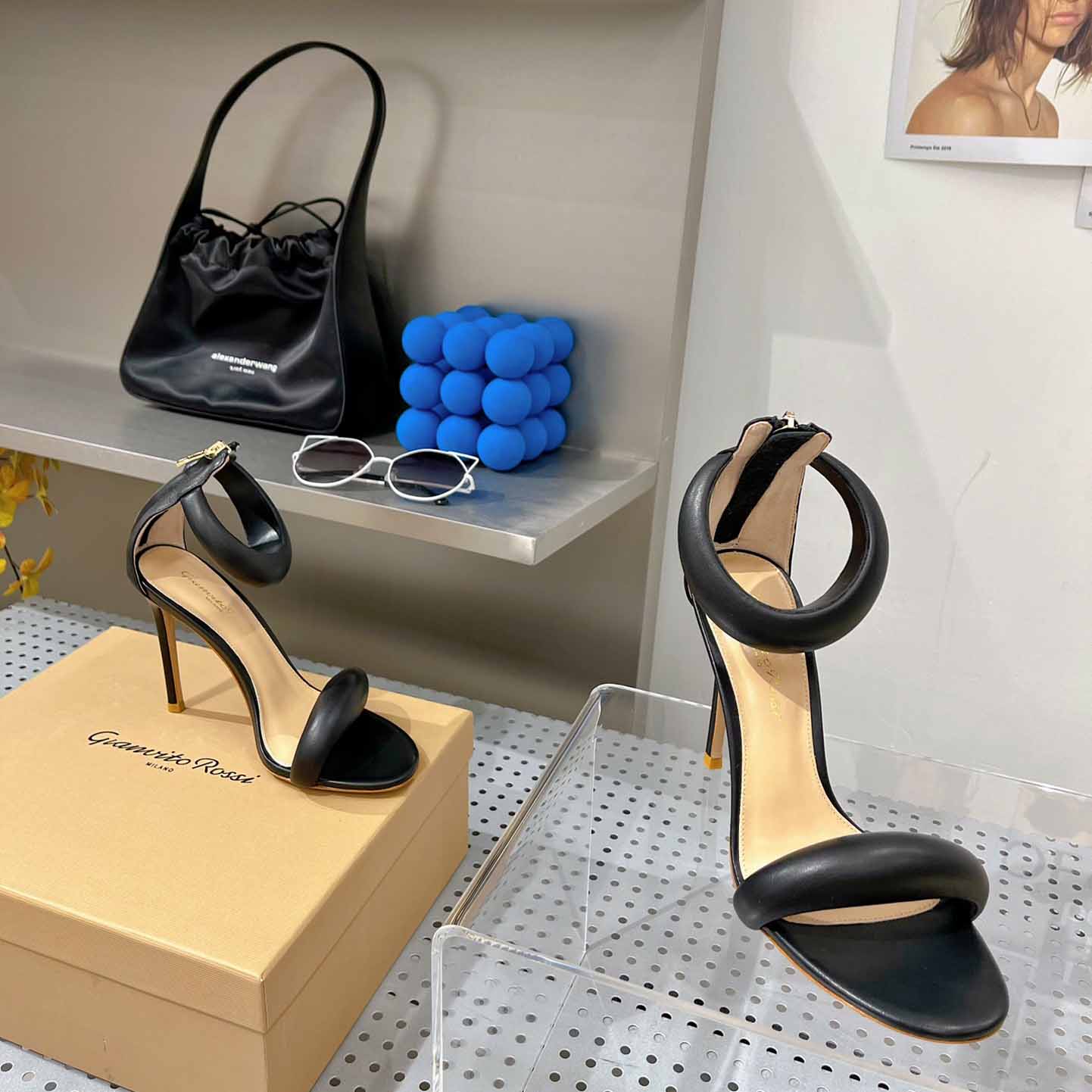 Gianvito Rossi Leather Bijoux Sandals - DopestKickz