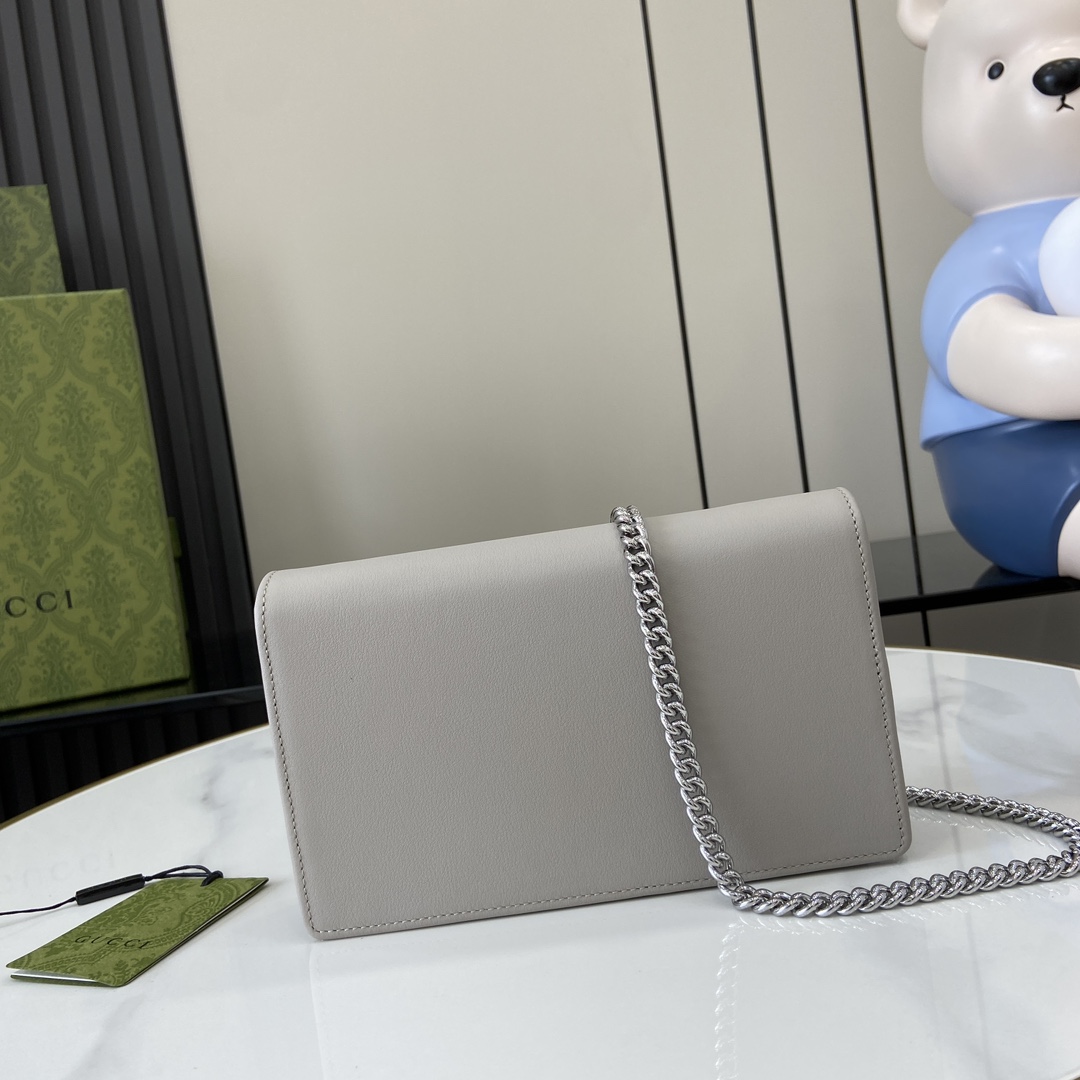 Gucci GG Marmont Chain Wallet - DopestKickz