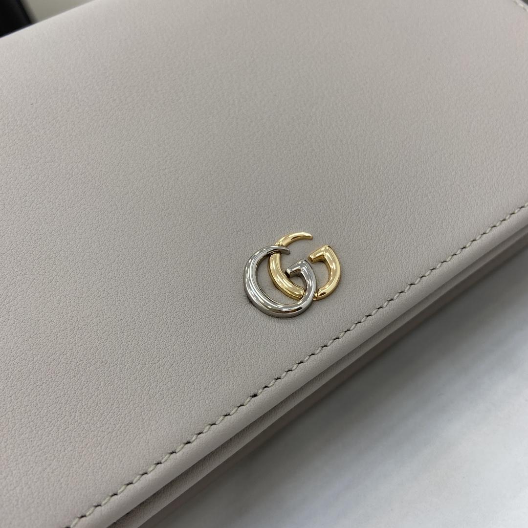 Gucci GG Marmont Chain Wallet - DopestKickz