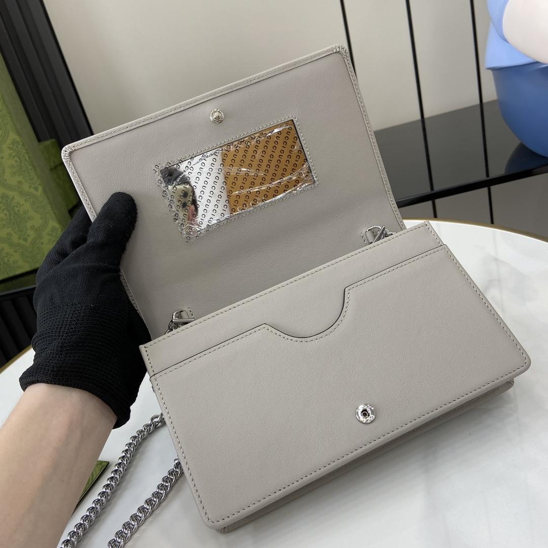 Gucci GG Marmont Chain Wallet - DopestKickz