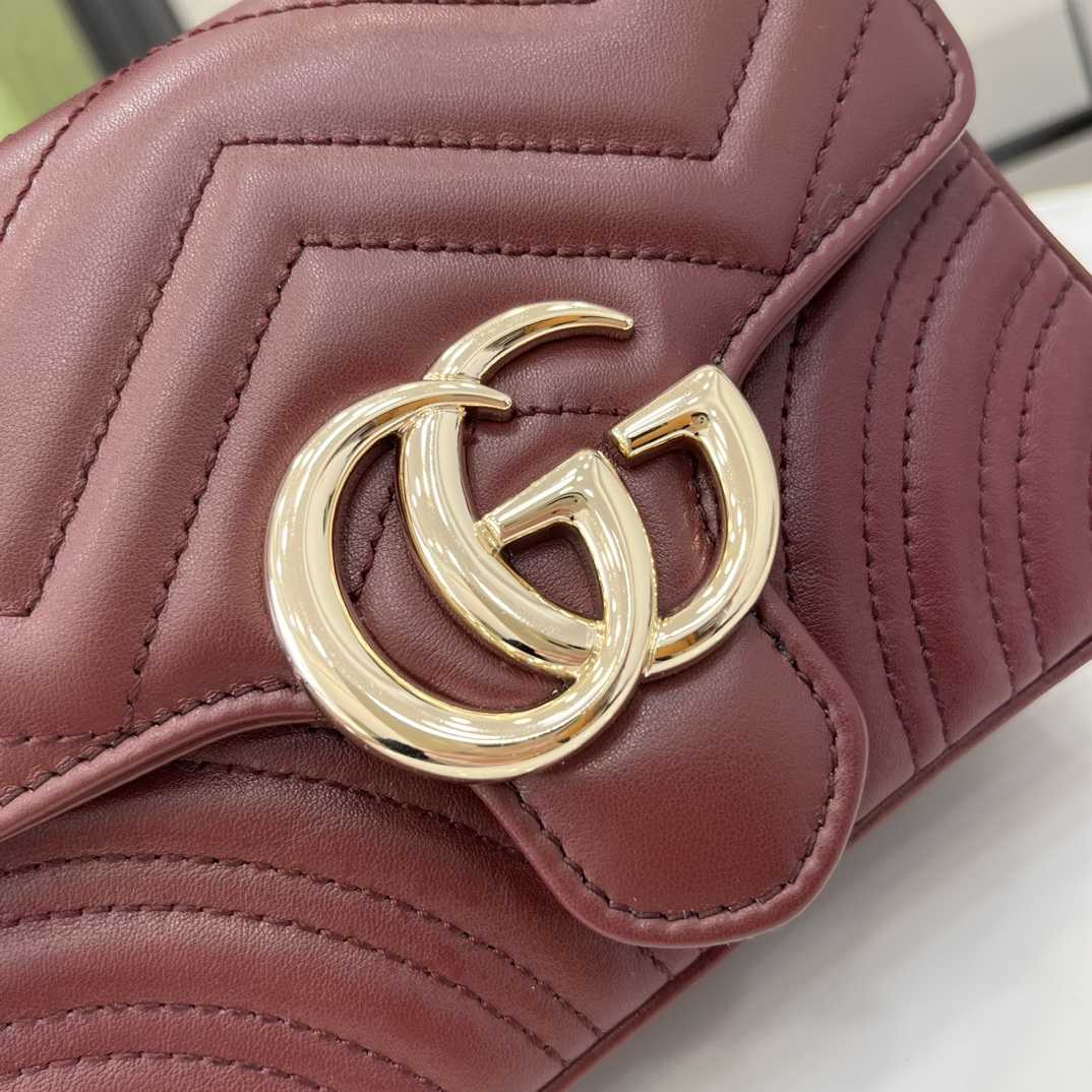 Gucci GG Marmont Mini Top Handle Bag - DopestKickz