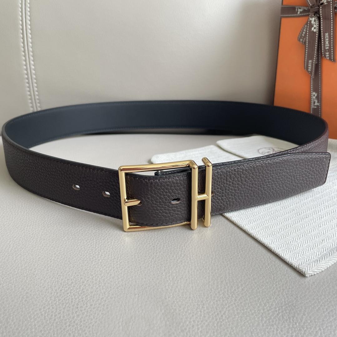 Hermes Leather Belt  38mm - DopestKickz