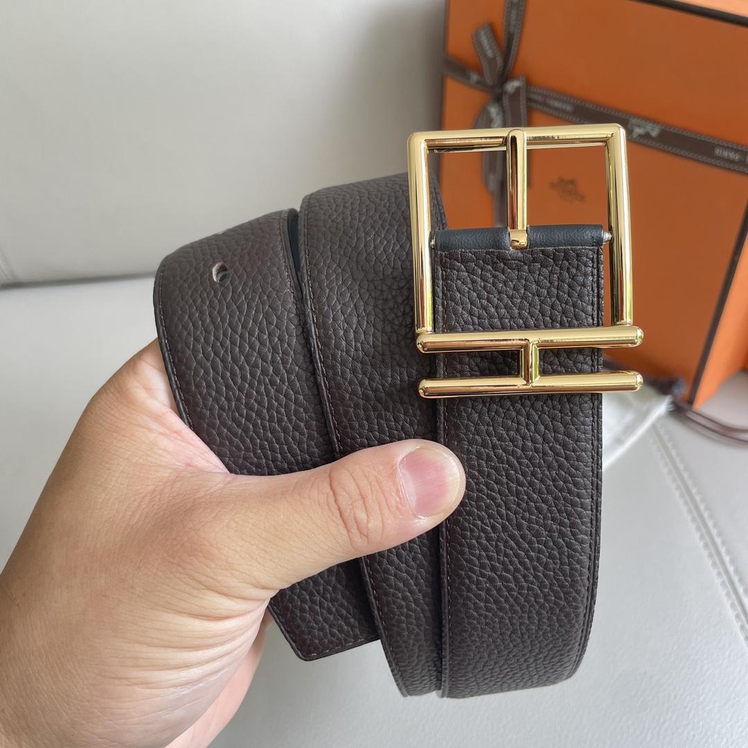 Hermes Leather Belt  38mm - DopestKickz