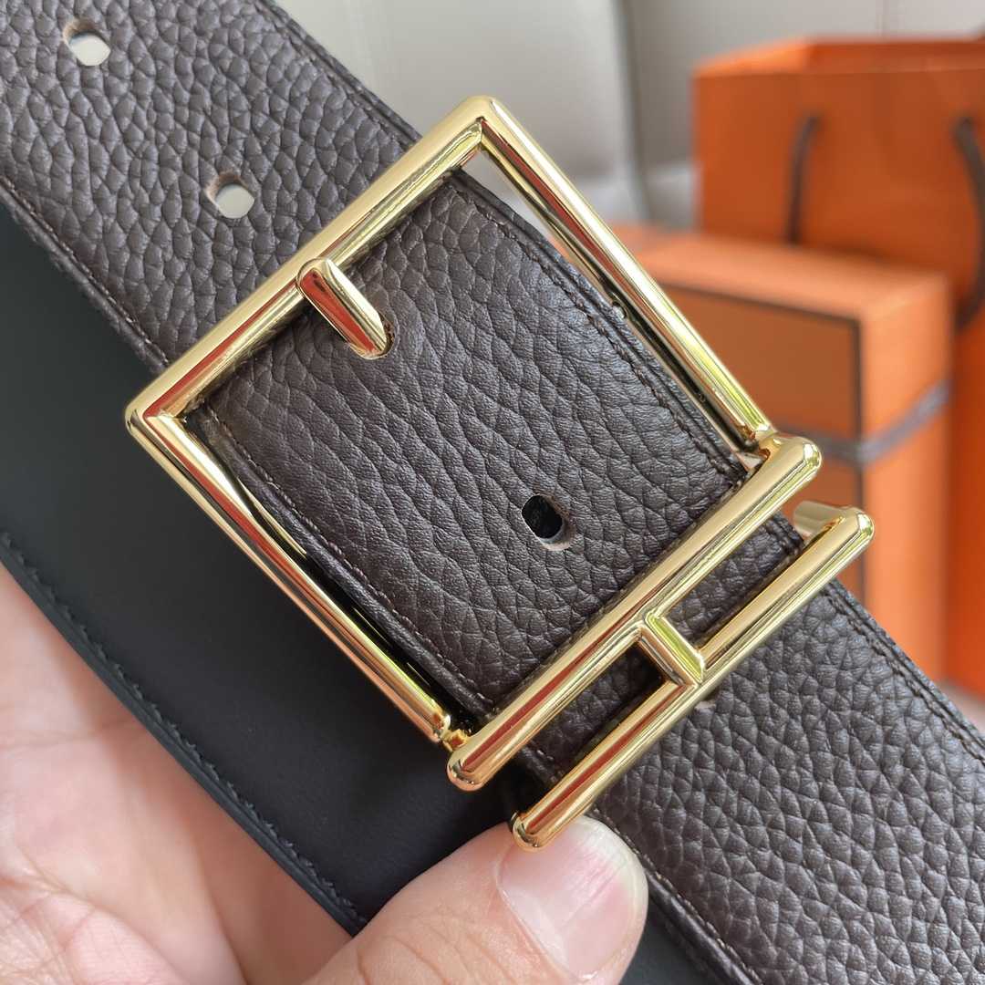 Hermes Leather Belt  38mm - DopestKickz
