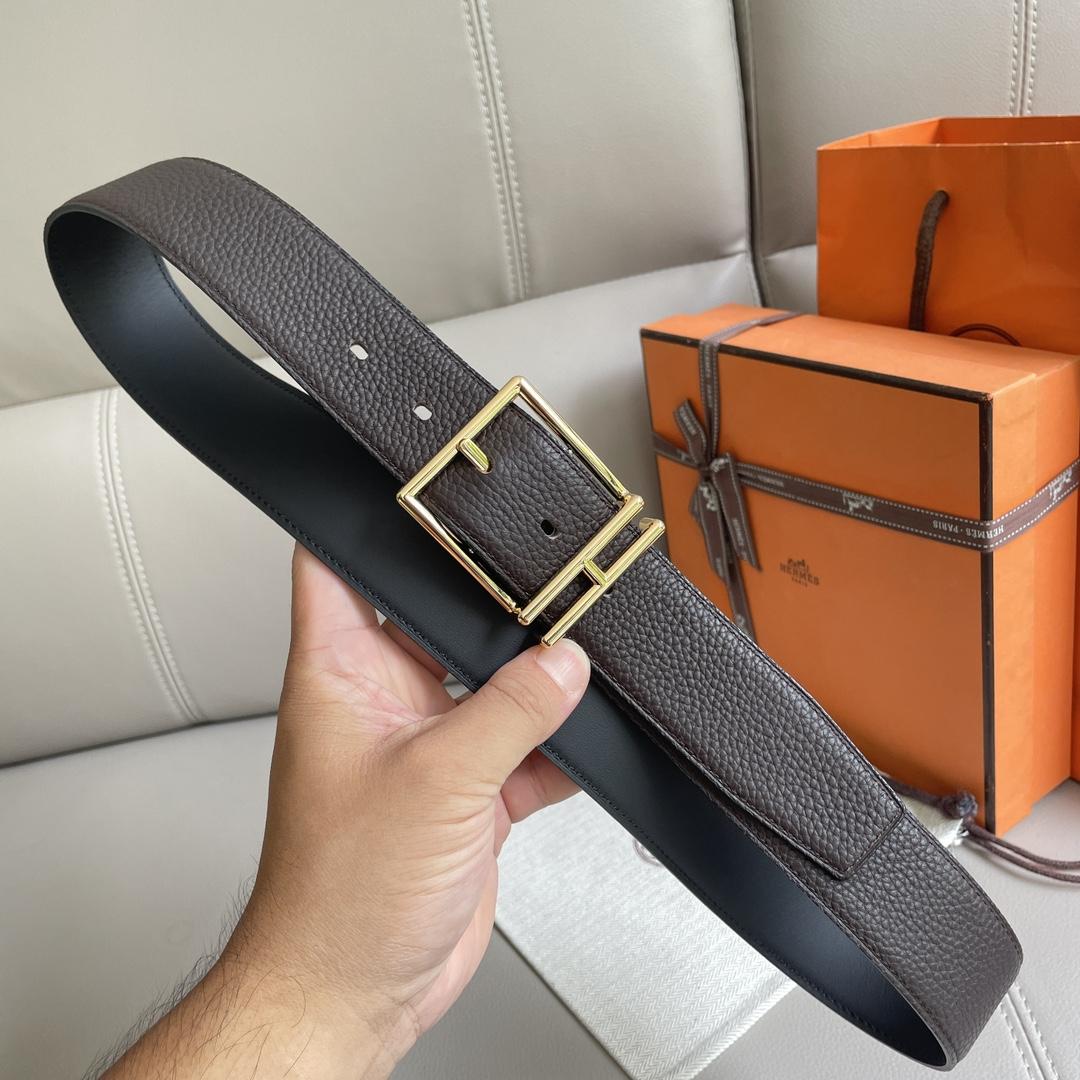 Hermes Leather Belt  38mm - DopestKickz