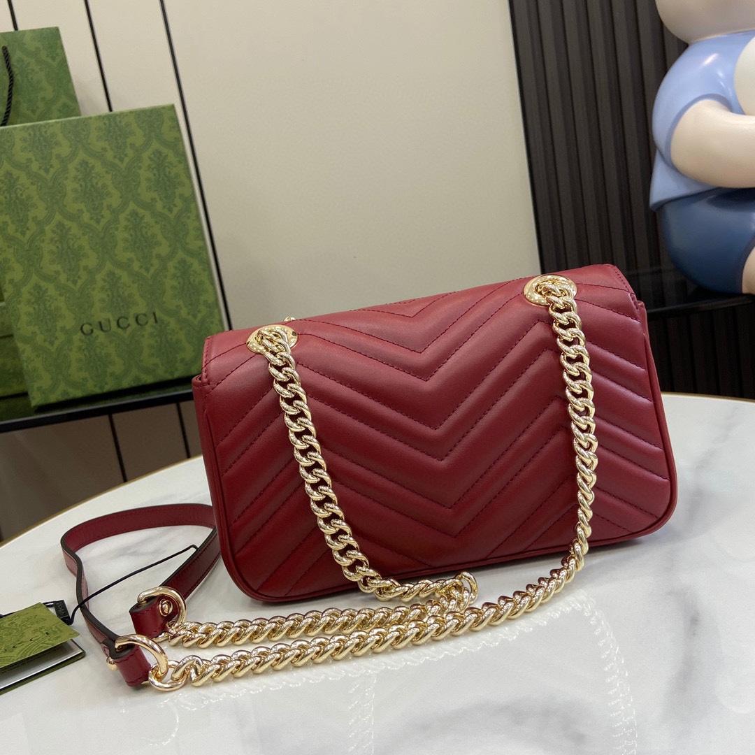 Gucci GG Marmont Mini Shoulder Bag - DopestKickz