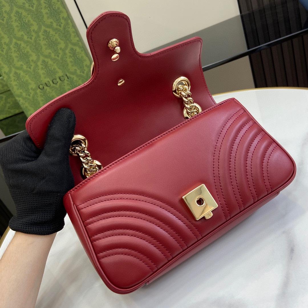 Gucci GG Marmont Mini Shoulder Bag - DopestKickz