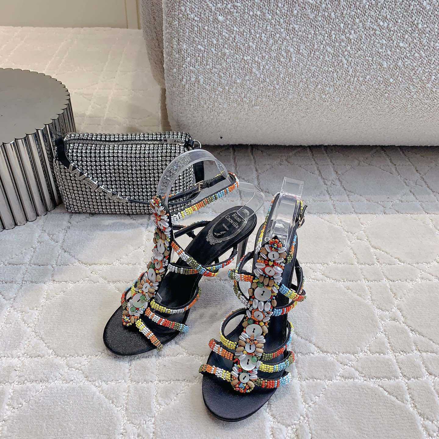 Rene Caovilla Rebecca 90mm Sandals - DopestKickz