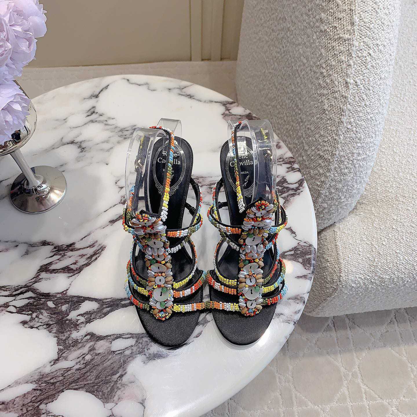 Rene Caovilla Rebecca 90mm Sandals - DopestKickz