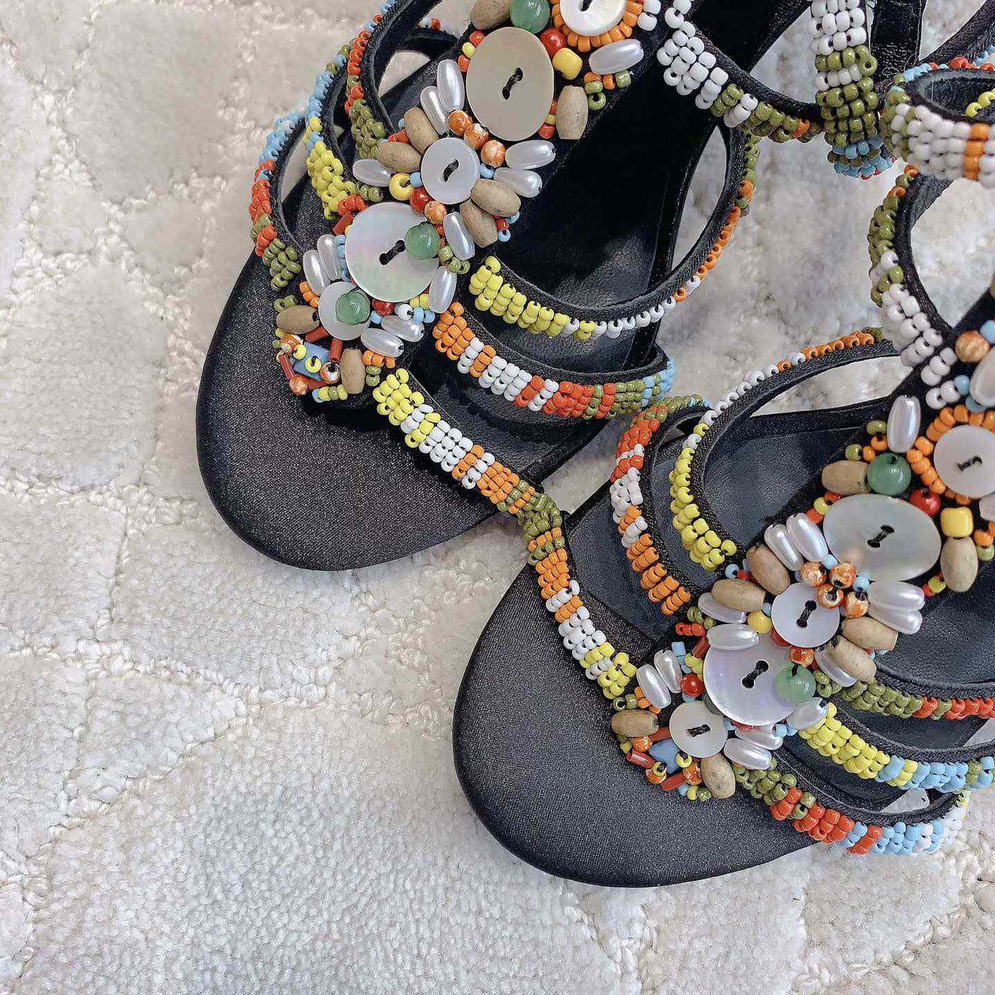 Rene Caovilla Rebecca 90mm Sandals - DopestKickz