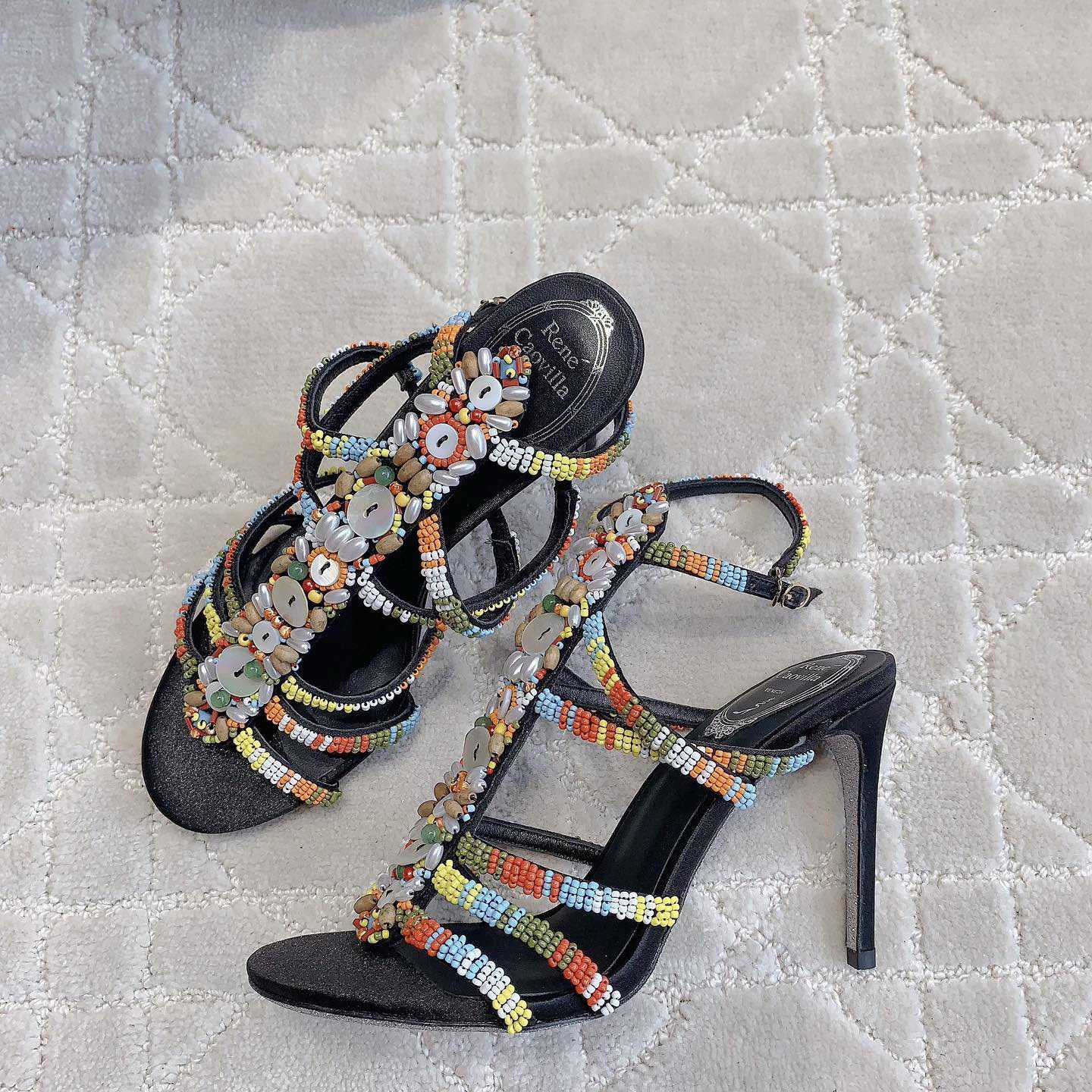Rene Caovilla Rebecca 90mm Sandals - DopestKickz