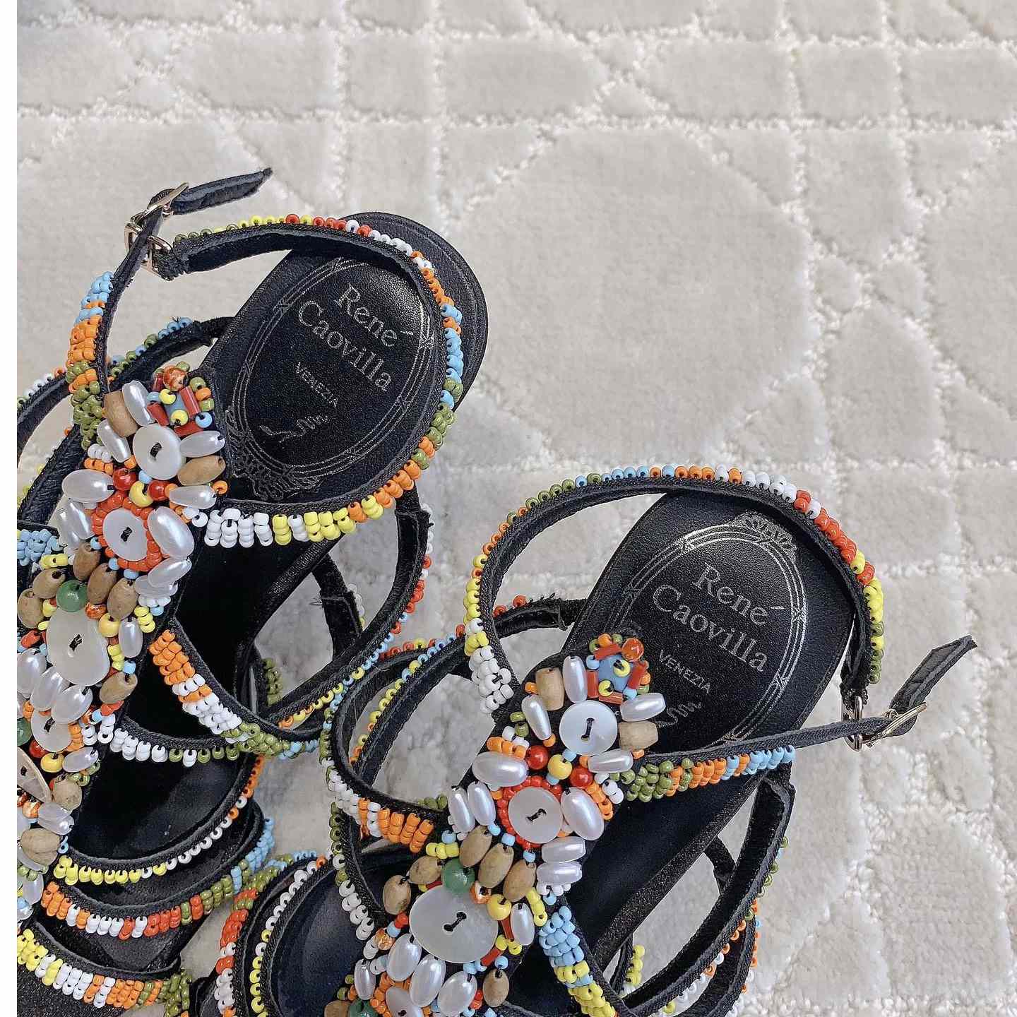 Rene Caovilla Rebecca 90mm Sandals - DopestKickz