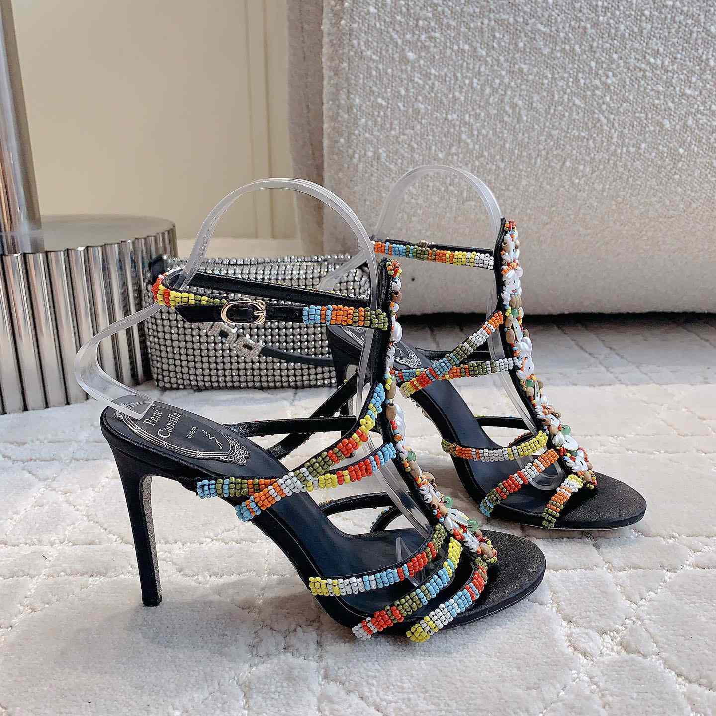 Rene Caovilla Rebecca 90mm Sandals - DopestKickz