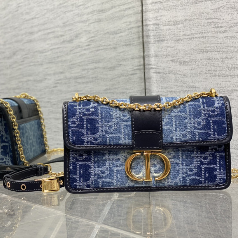 Dior 30 Montaigne East-West Bag With Chain - DopestKickz