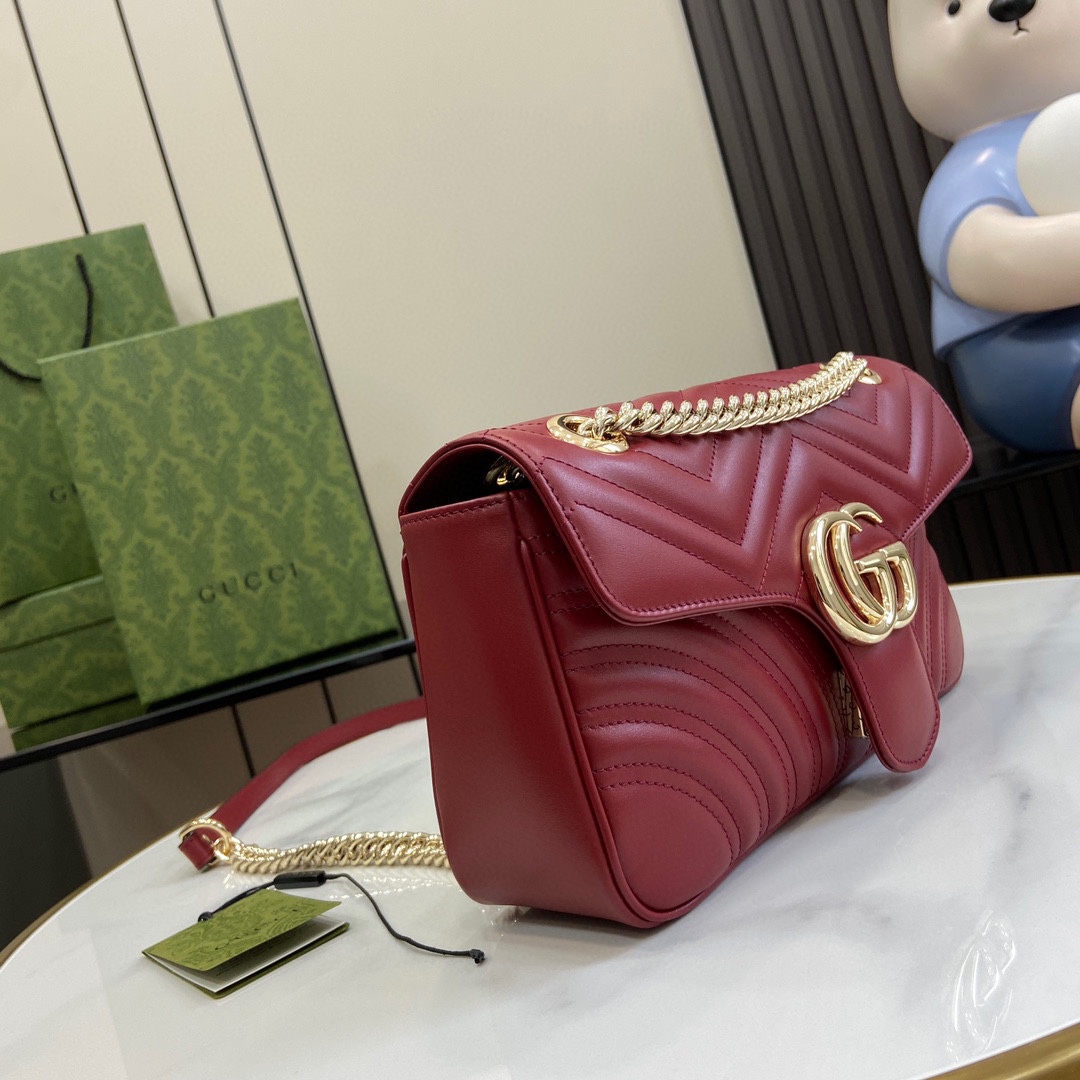 Gucci GG Marmont Small Shoulder Bag - DopestKickz