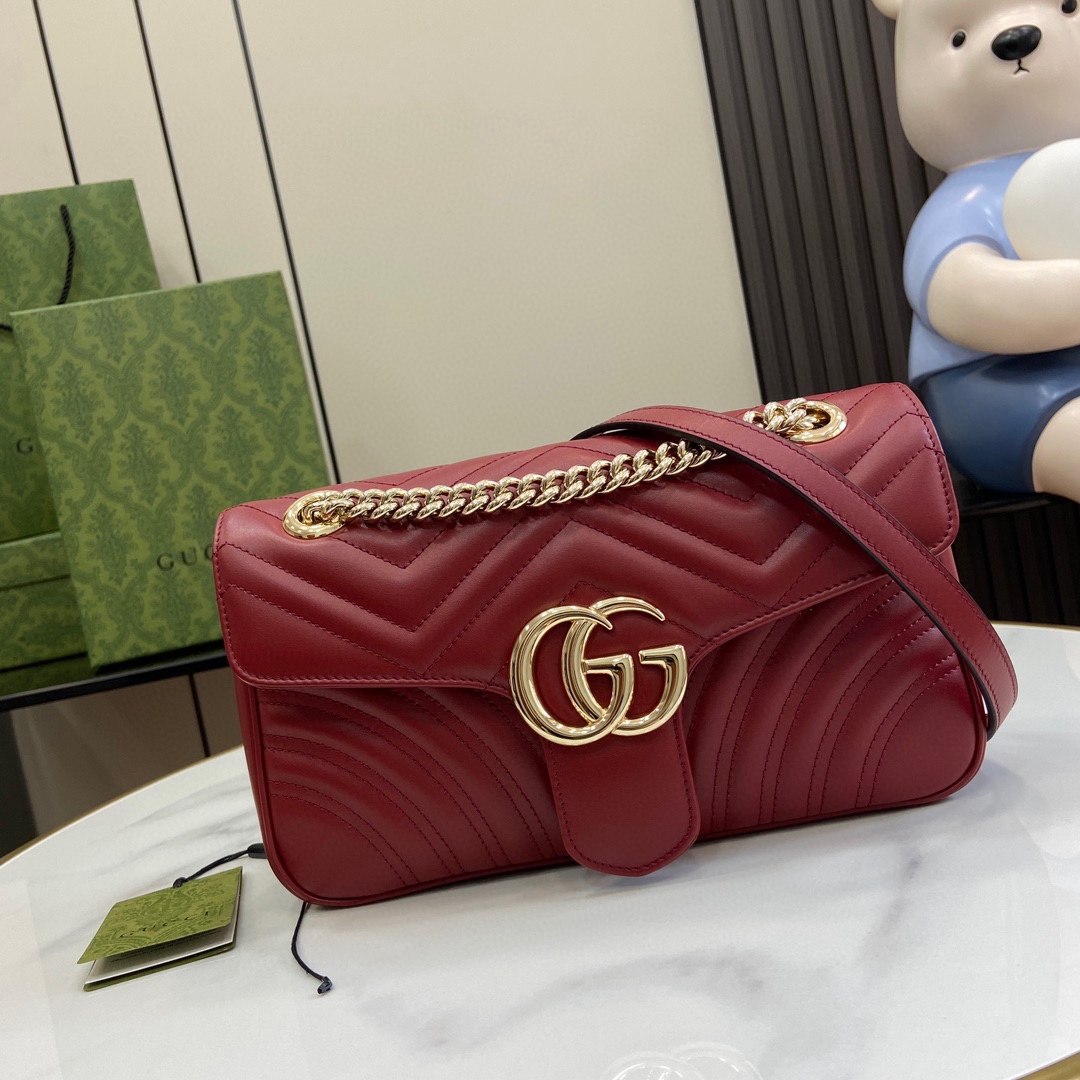 Gucci GG Marmont Small Shoulder Bag - DopestKickz