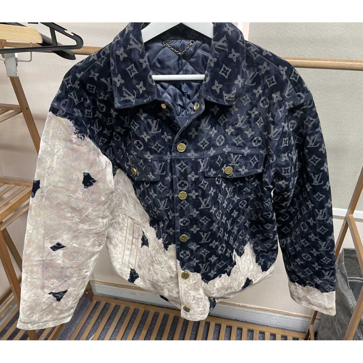 Louis Vuitton Denim Jacket (50% Off Sale) yf1209 - DopestKickz