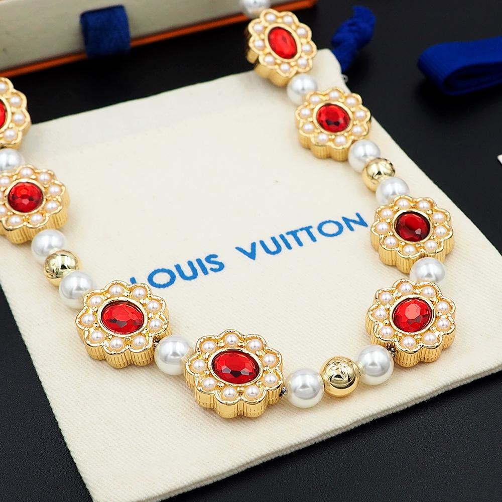 Louis Vuitton LV Dynasty Flower Necklace   M01763 - DopestKickz