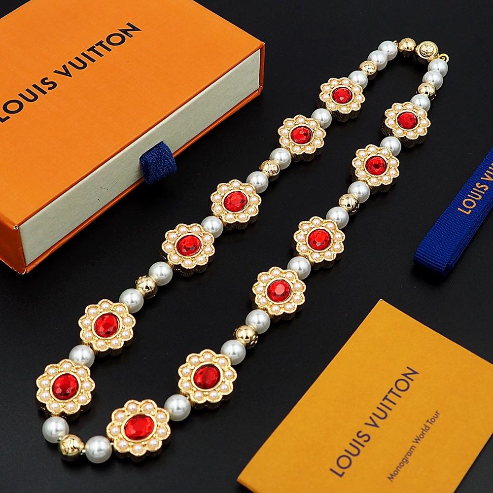 Louis Vuitton LV Dynasty Flower Necklace   M01763 - DopestKickz