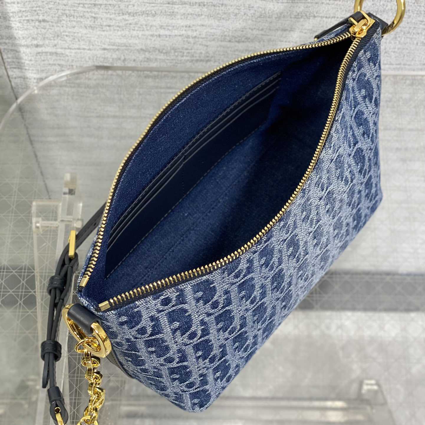 Dior Diorstar Hobo Bag With Chain - DopestKickz