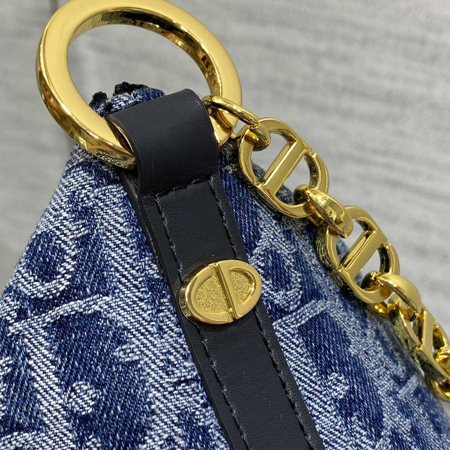 Dior Diorstar Hobo Bag With Chain - DopestKickz