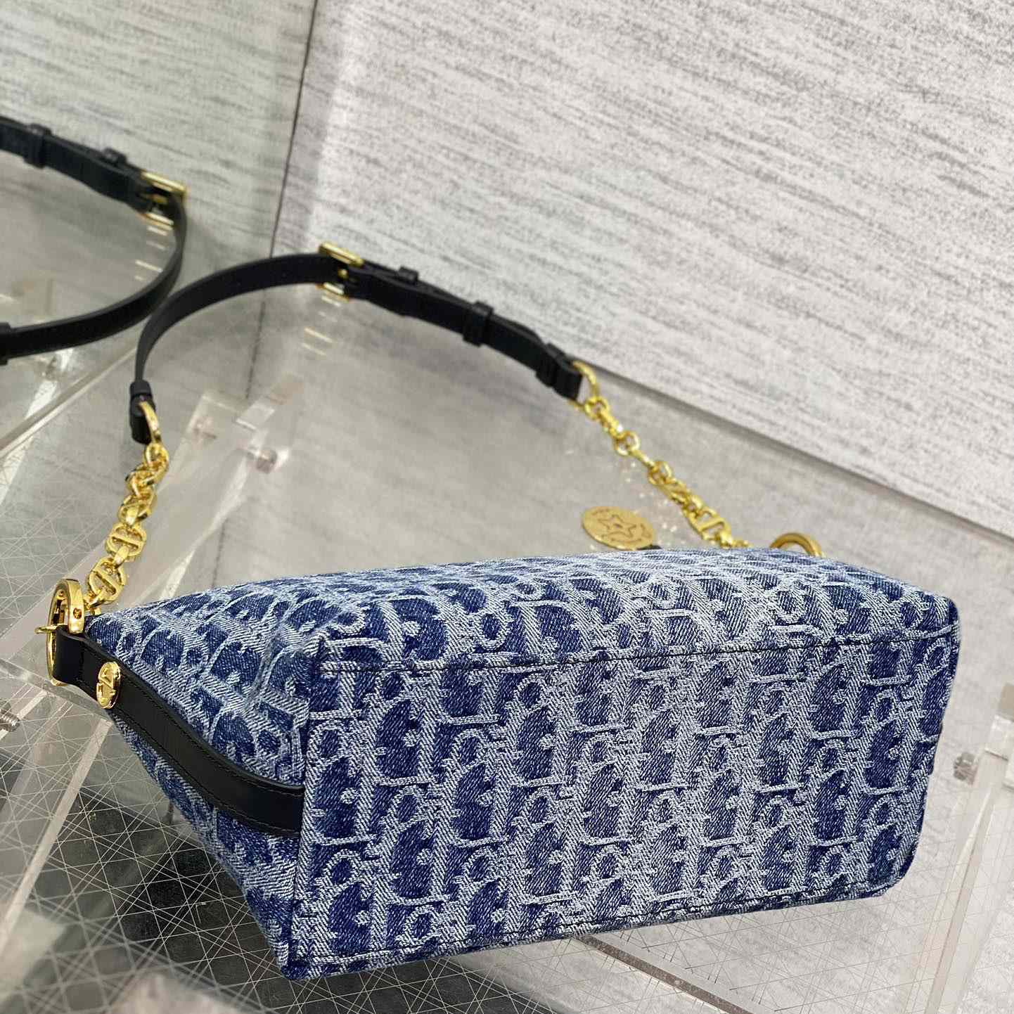 Dior Diorstar Hobo Bag With Chain - DopestKickz