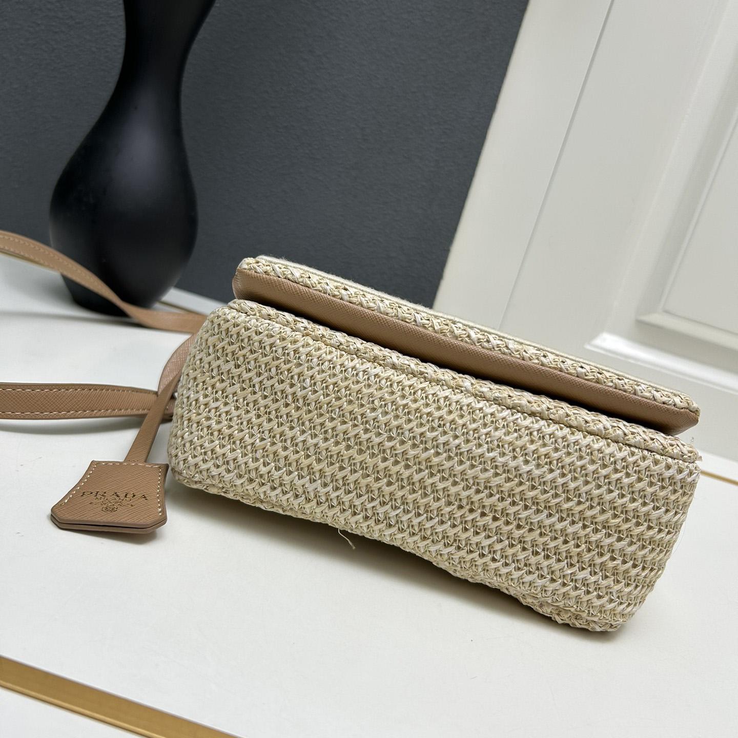 Prada Crochet Card Holder With Shoulder Strap (20x12x8cm) - DopestKickz