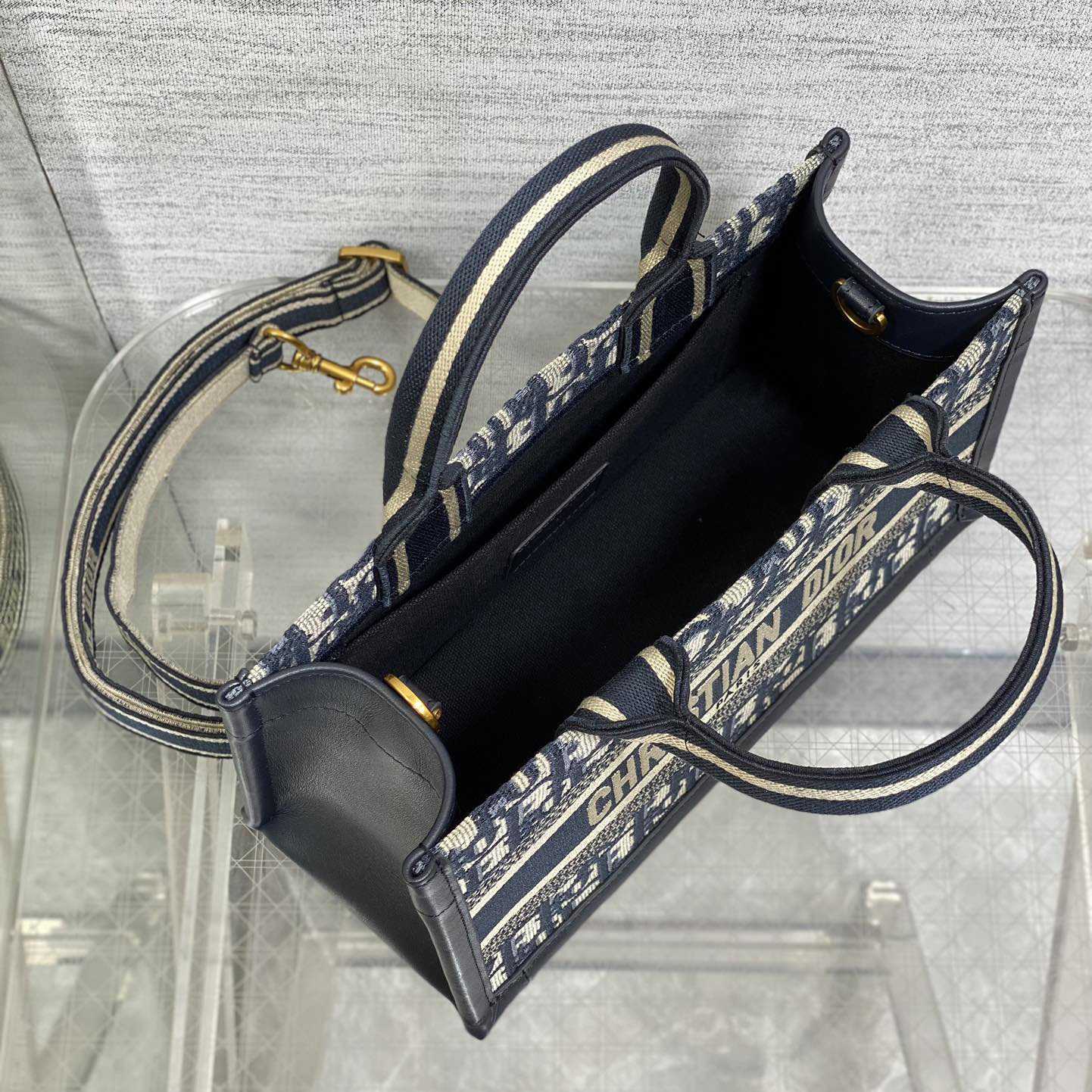 Dior East-West Dior Book Tote With Strap   - DopestKickz