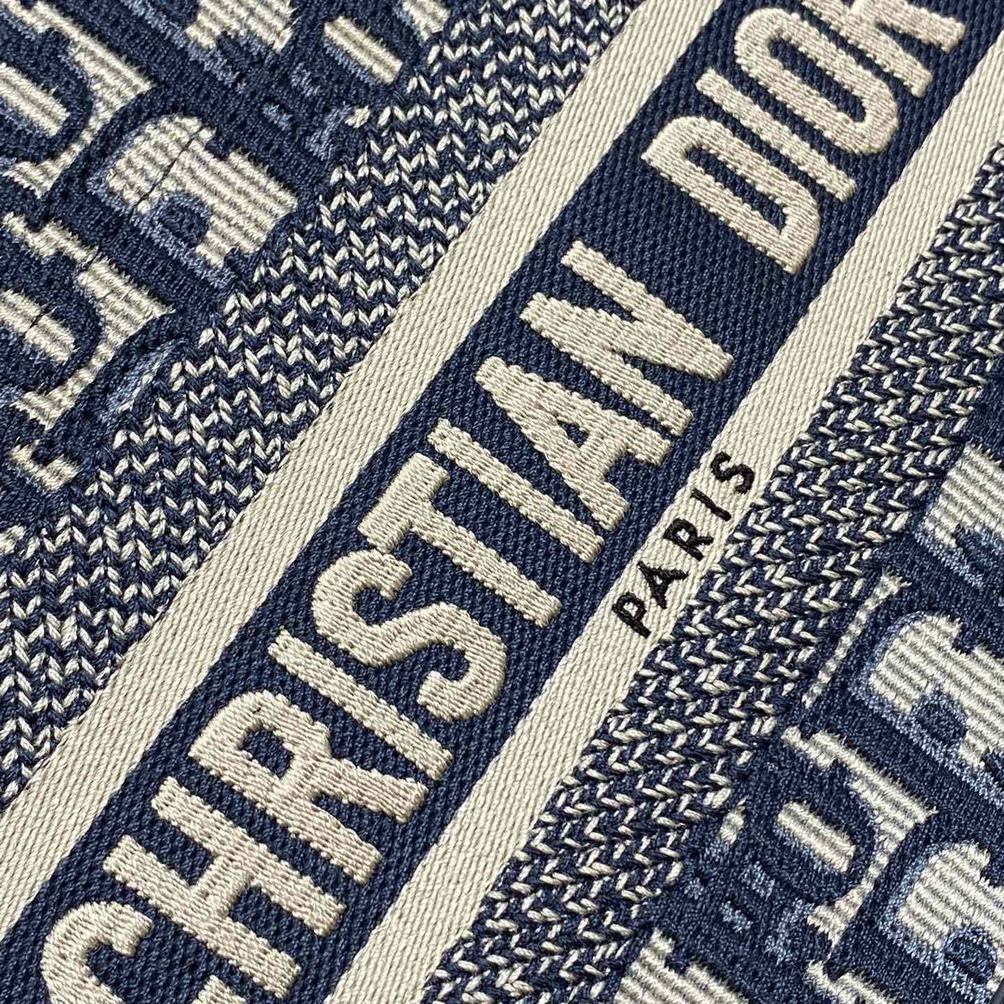 Dior East-West Dior Book Tote With Strap   - DopestKickz