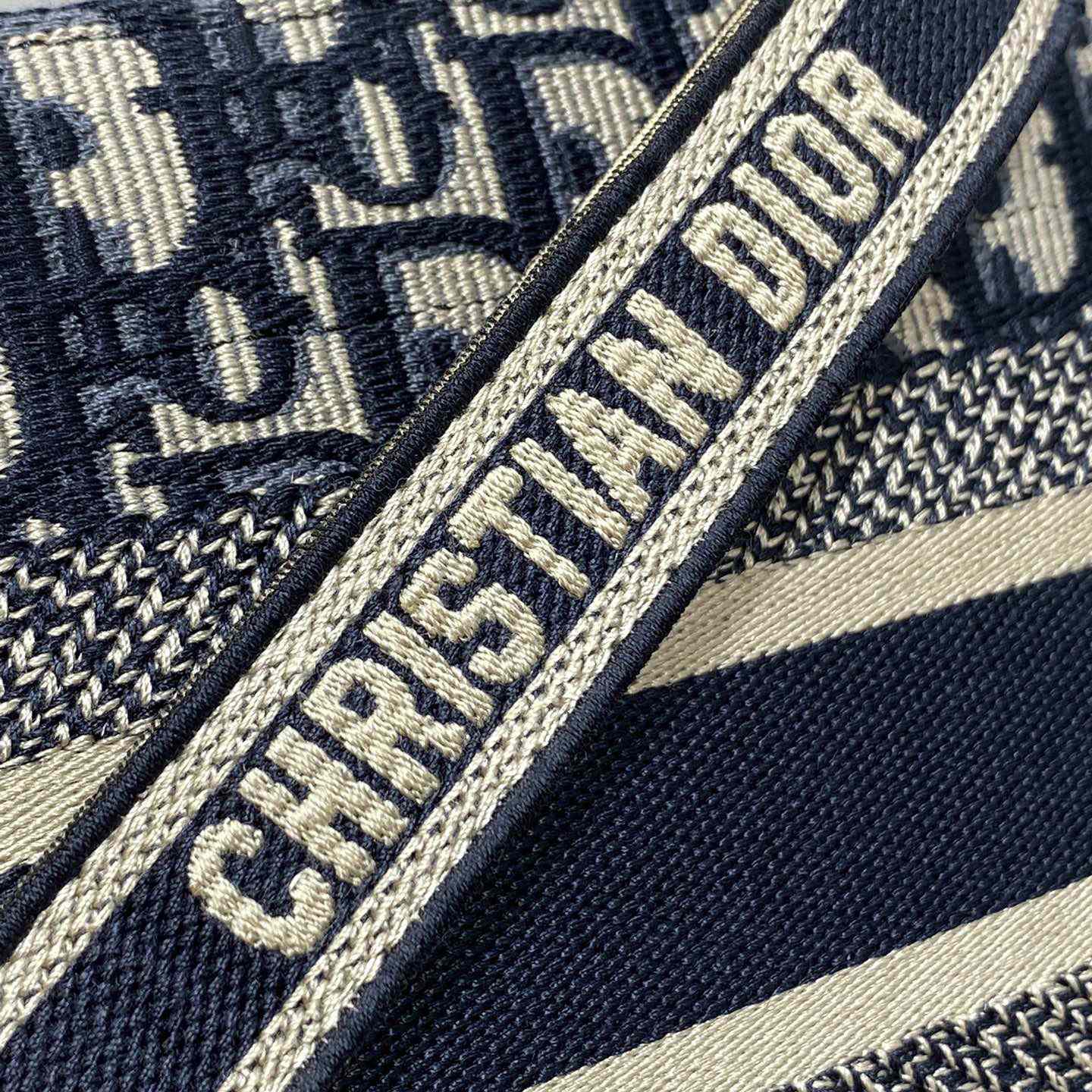 Dior East-West Dior Book Tote With Strap   - DopestKickz