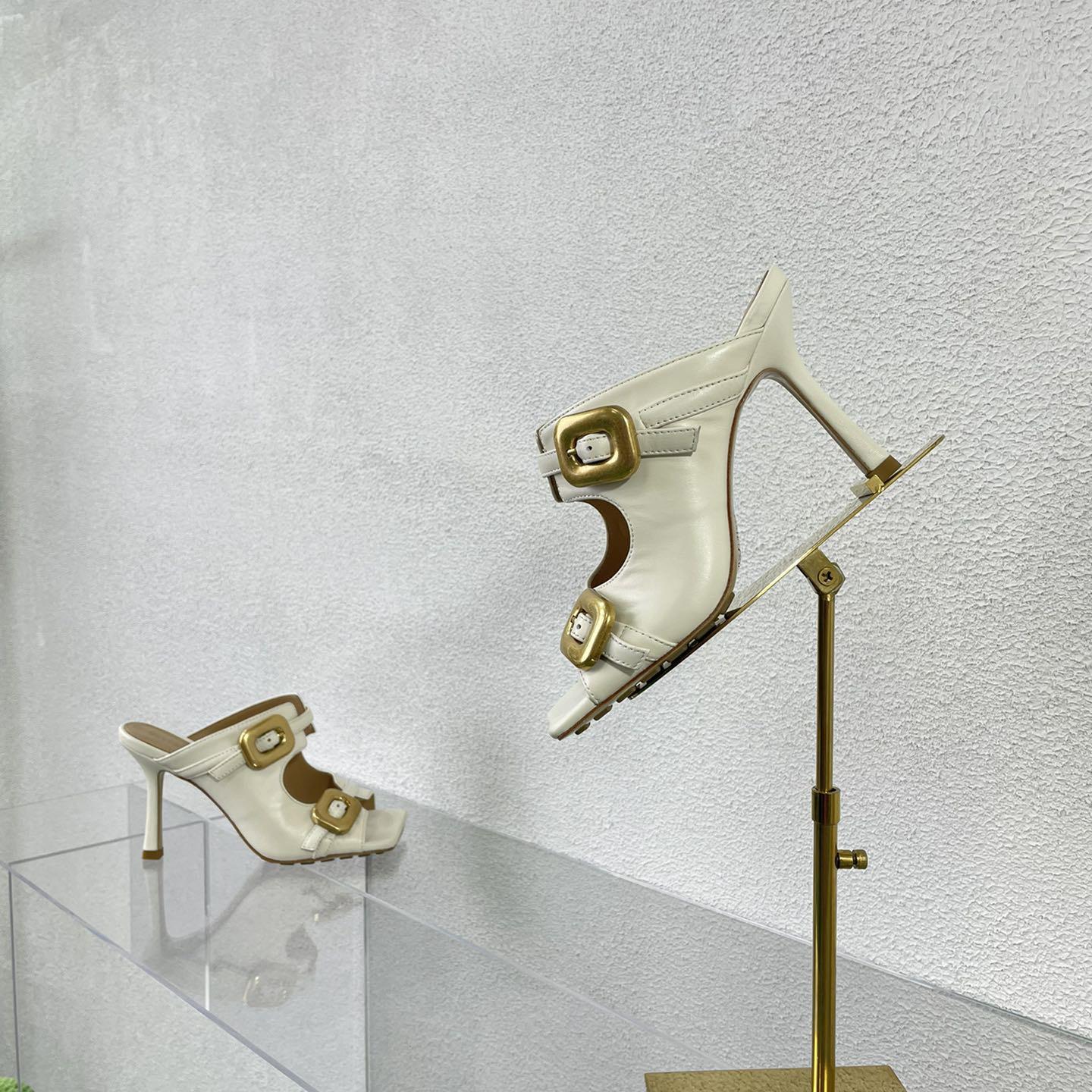 Bottega Veneta Stretch Buckle Mule Sandal - DopestKickz