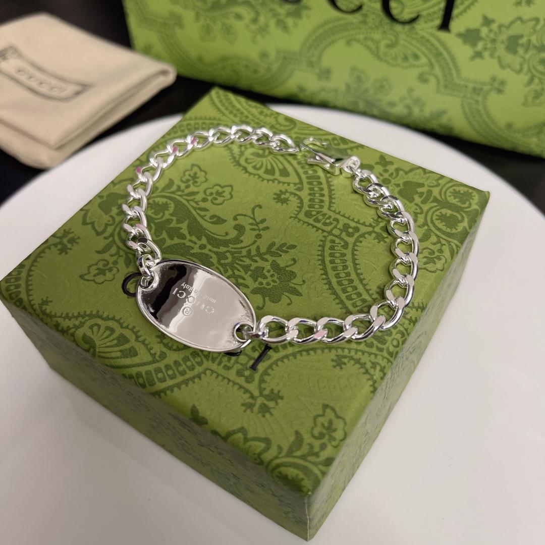Gucci Trademark Chain Bracelet With Tag  - DopestKickz