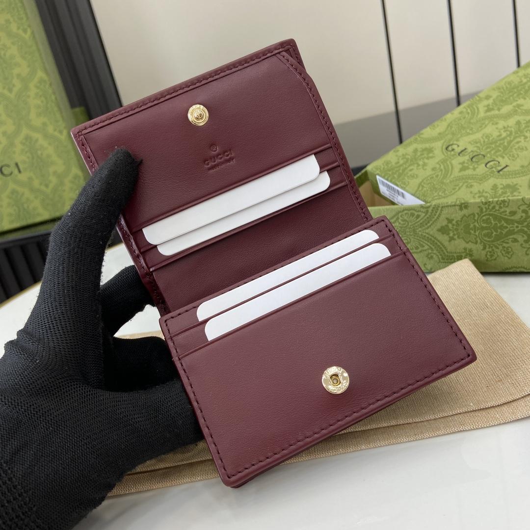 Gucci GG Marmont Card Case Wallet - DopestKickz