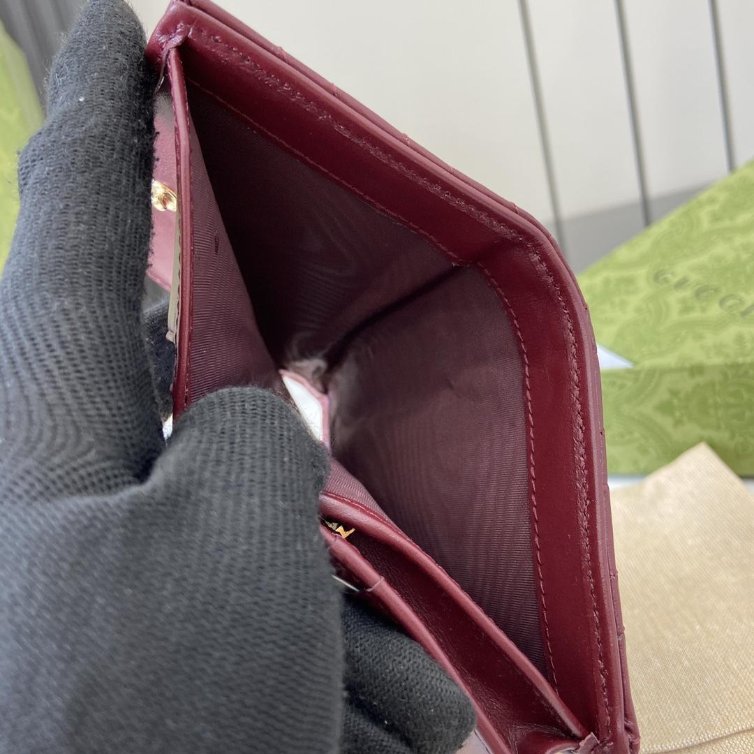 Gucci GG Marmont Card Case Wallet - DopestKickz
