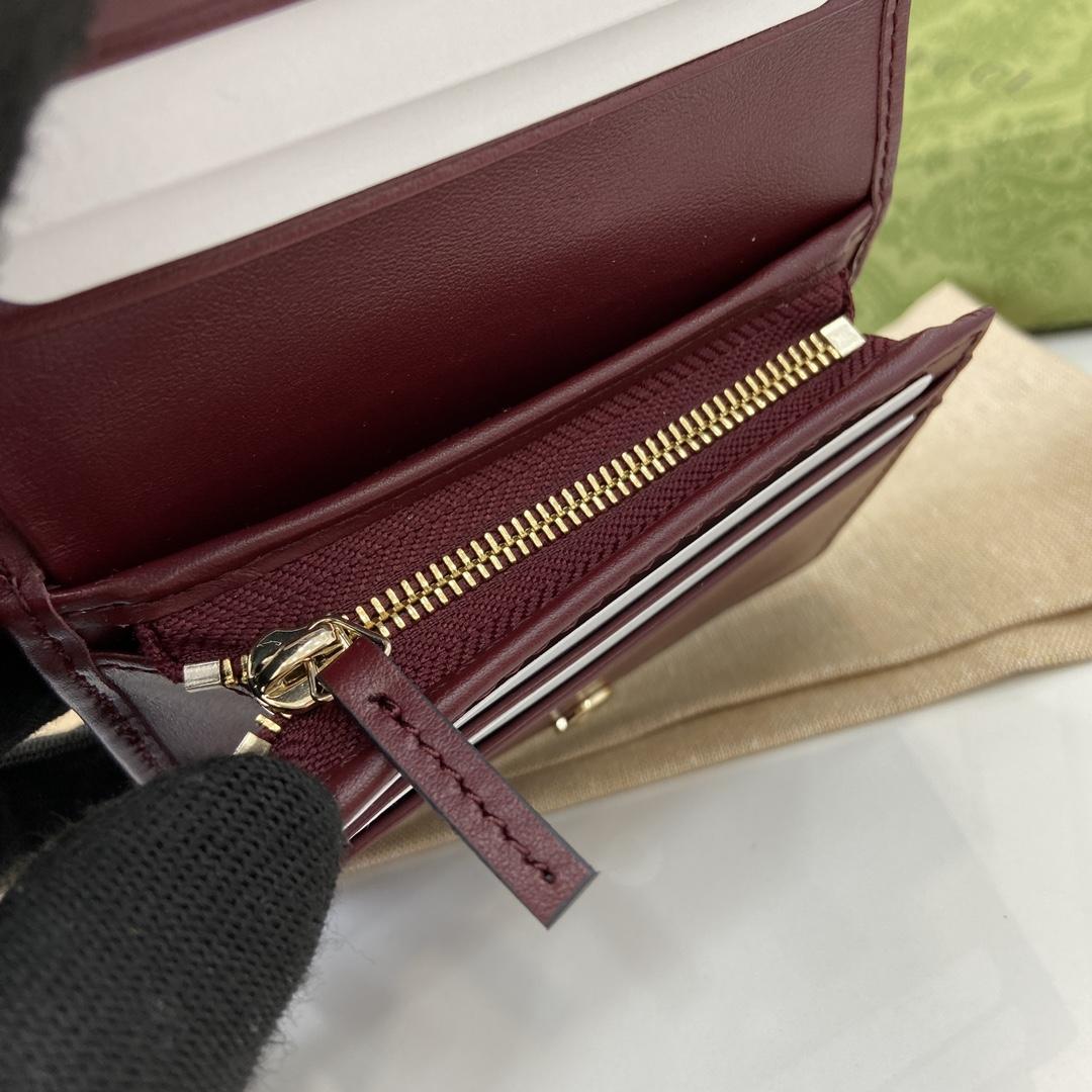 Gucci GG Marmont Card Case Wallet - DopestKickz