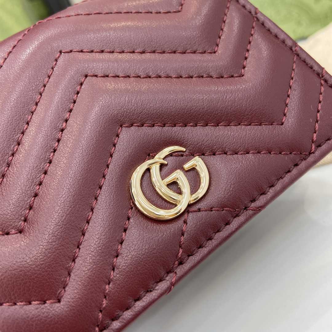 Gucci GG Marmont Card Case Wallet - DopestKickz