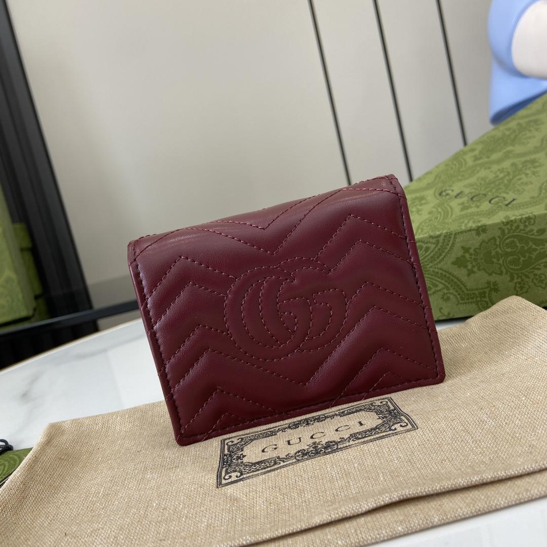 Gucci GG Marmont Card Case Wallet - DopestKickz