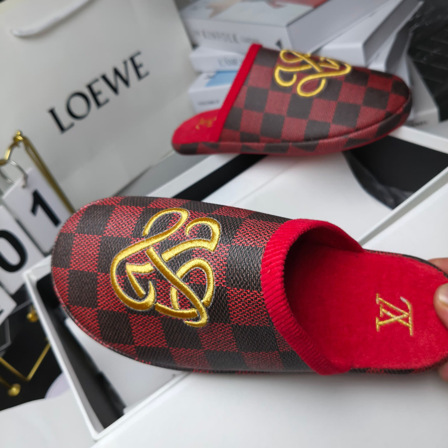 Louis Vuitton LV Palace Slipper   1ACNJ7 - DopestKickz