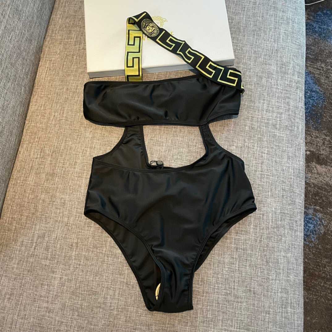 Versace Greca Cut Out Detailed Swimsuit - DopestKickz