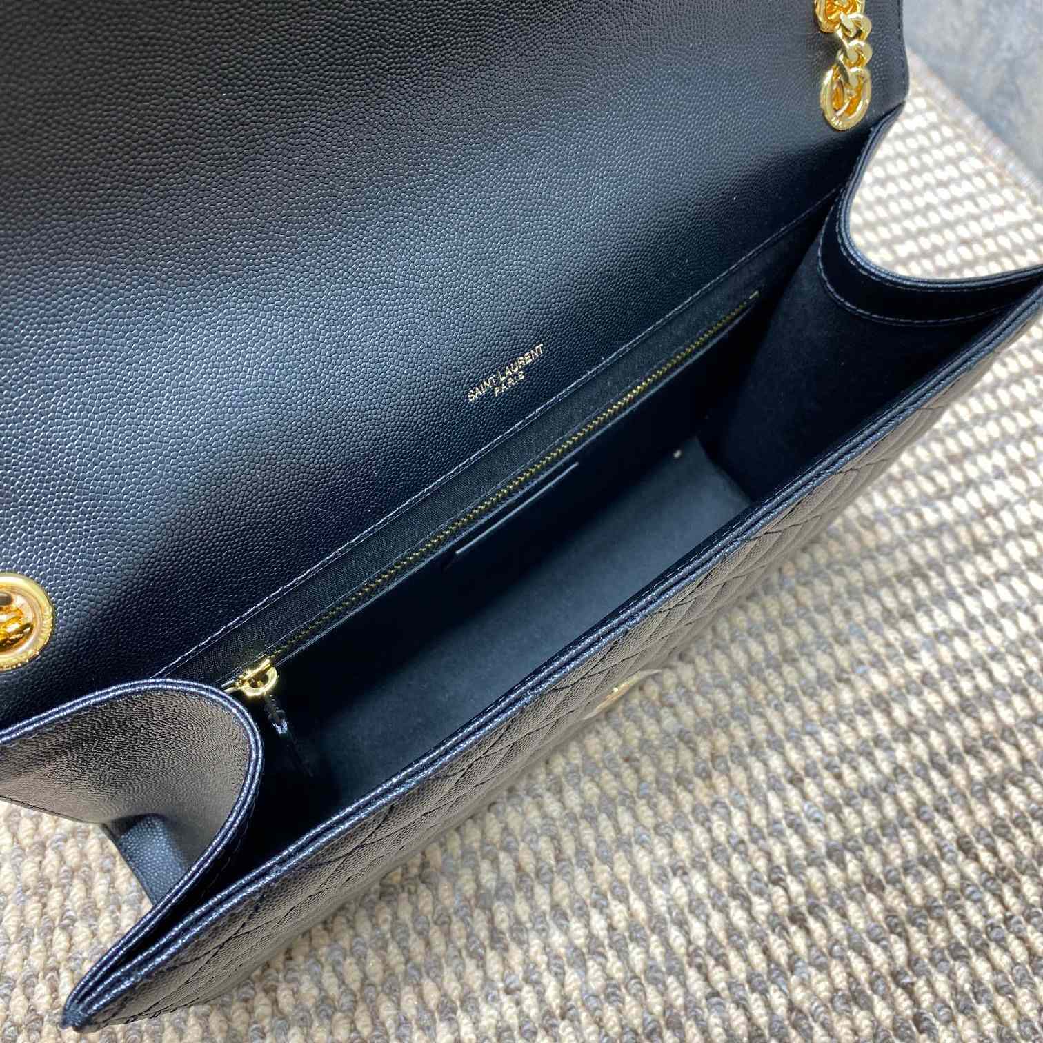 Saint Laurent Leather Shoulder Bag (31x21x7cm) - DopestKickz