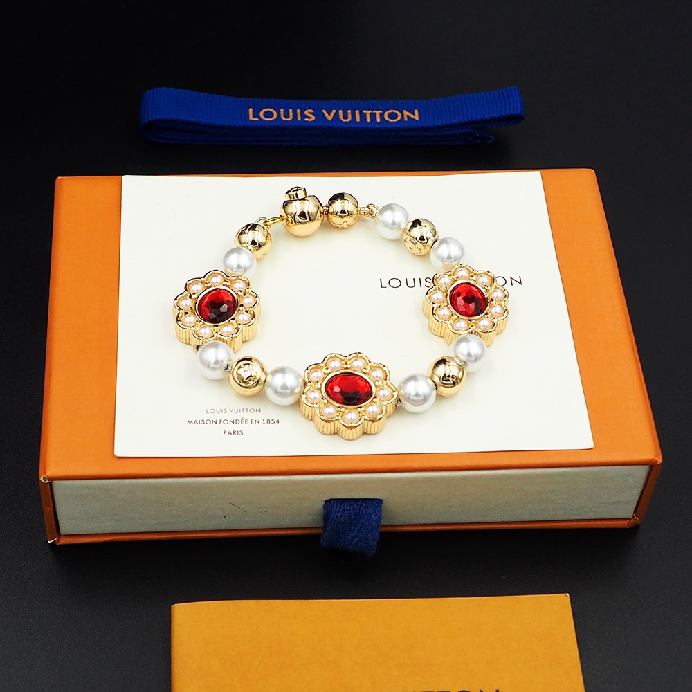 Louis Vuitton LV Dynasty Flower Bracelet - DopestKickz