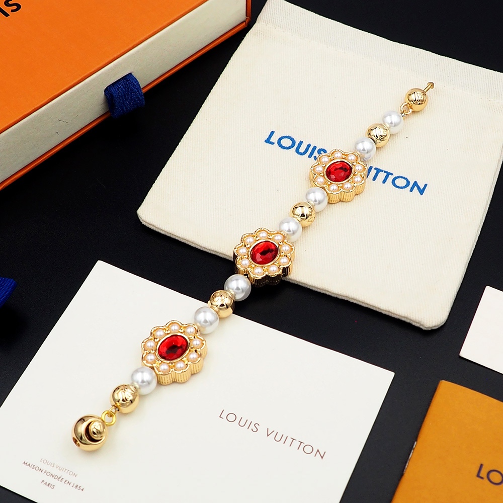 Louis Vuitton LV Dynasty Flower Bracelet - DopestKickz