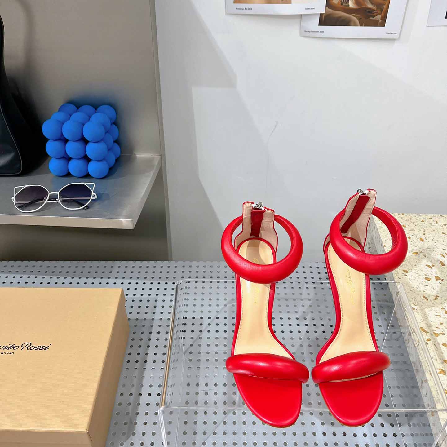 Gianvito Rossi Leather Bijoux Sandals - DopestKickz