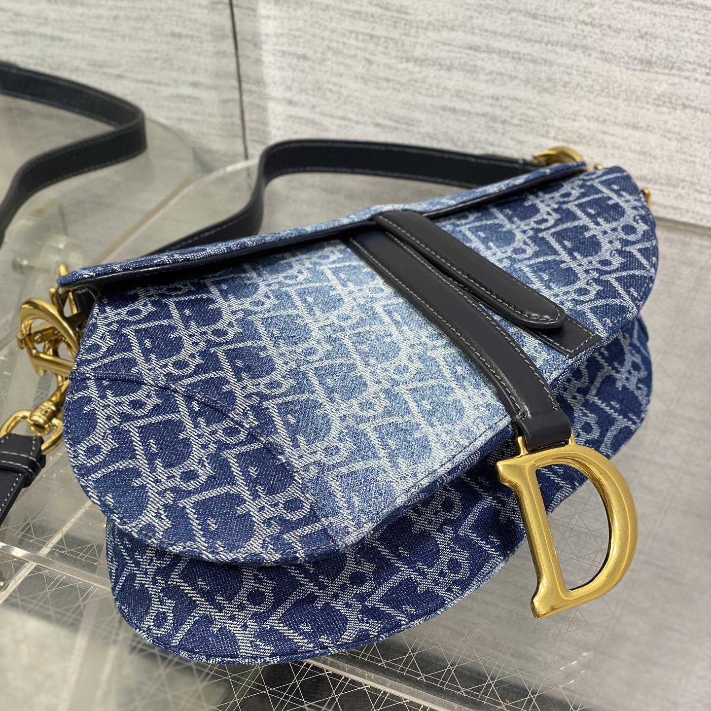 Dior Saddle Bag With Strap   - DopestKickz