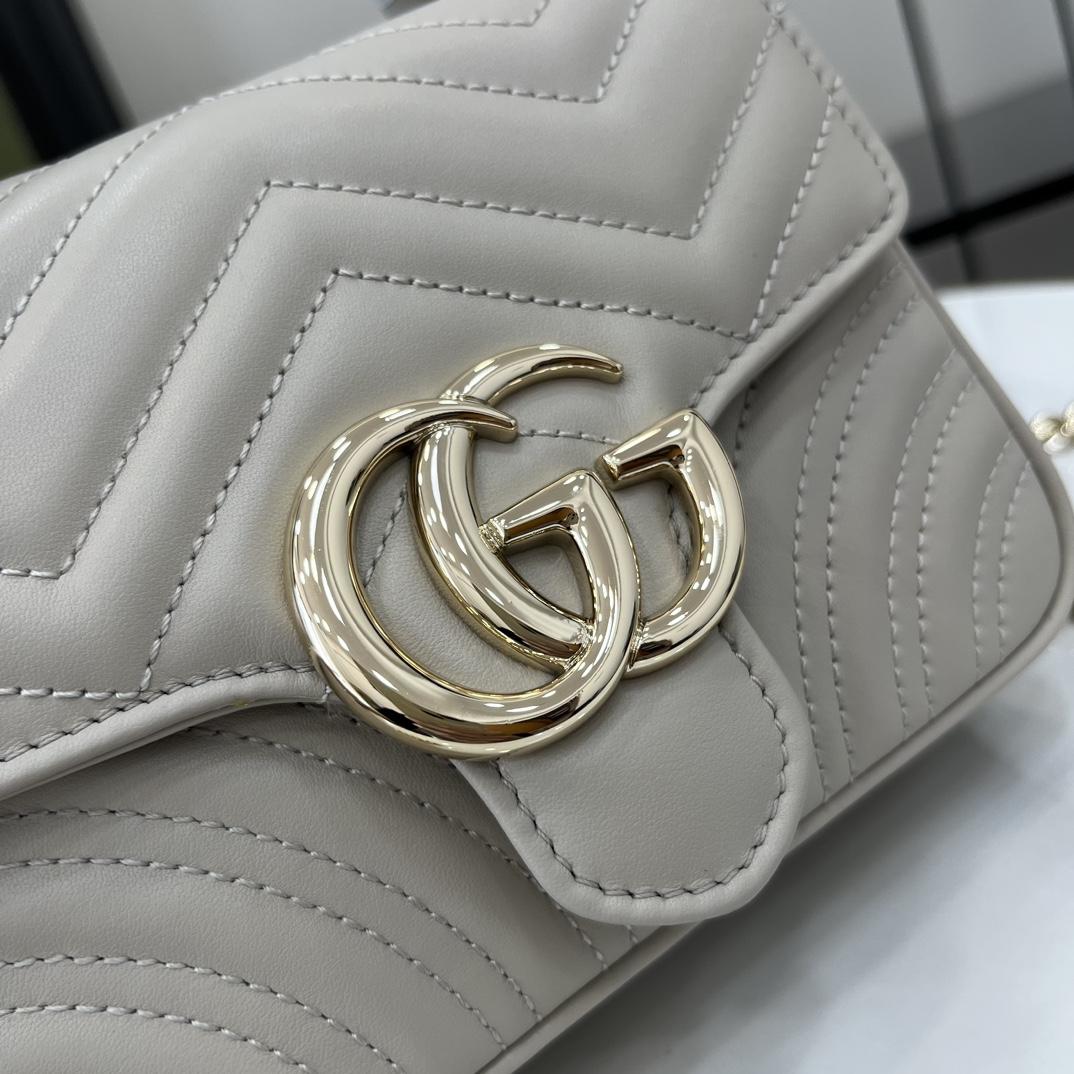 Gucci GG Marmont Mini Top Handle Bag - DopestKickz