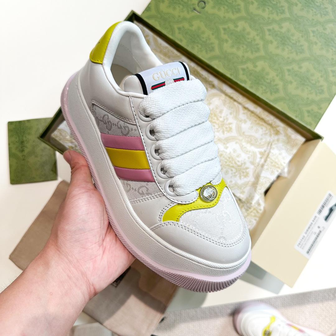 Gucci Screener Trainer With Web - DopestKickz