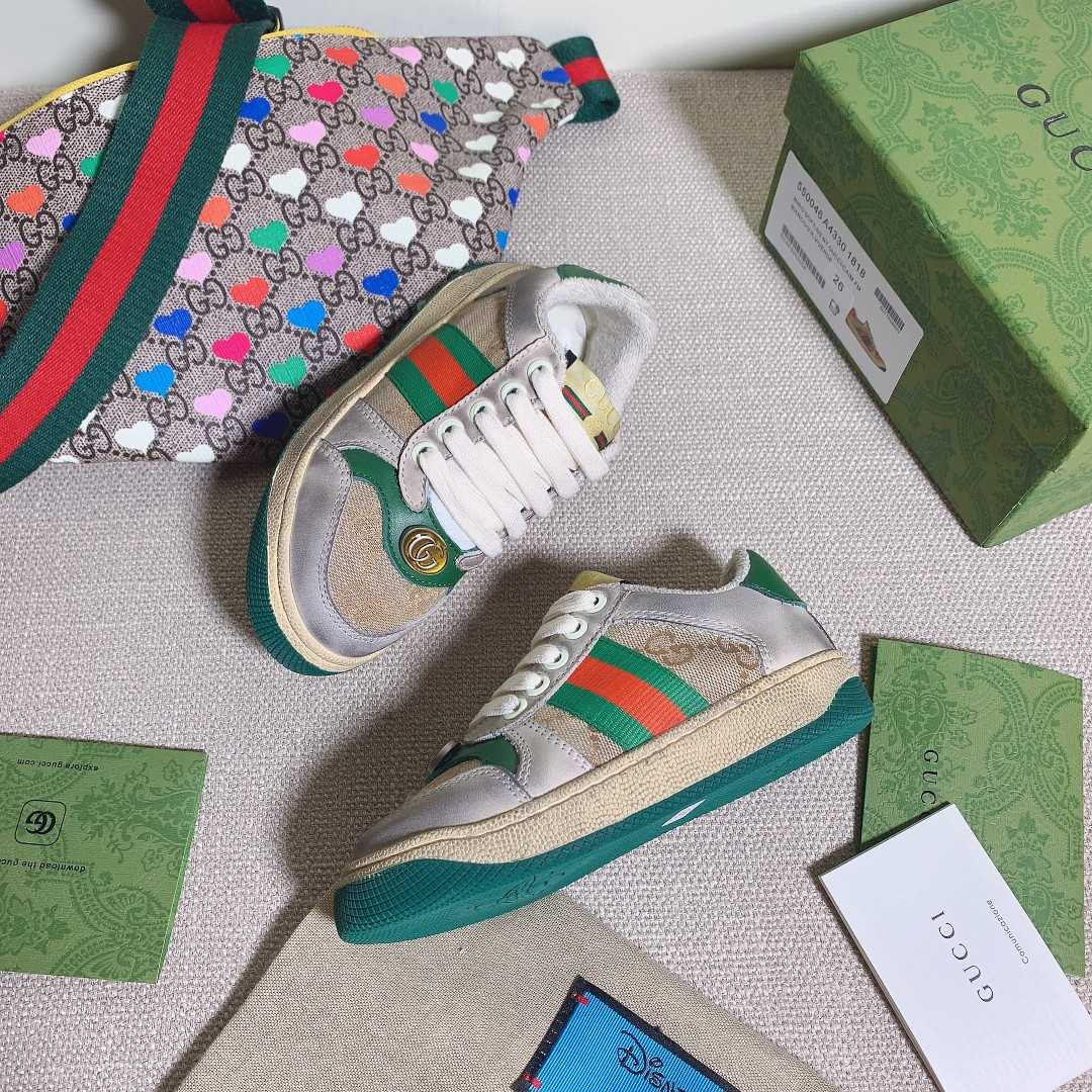 Gucci  Kids Screener Trainer With Web - DopestKickz