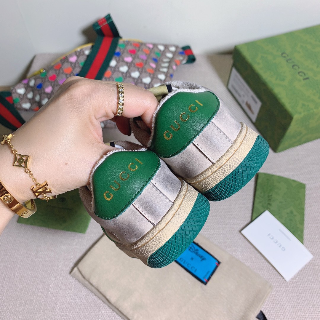 Gucci  Kids Screener Trainer With Web - DopestKickz