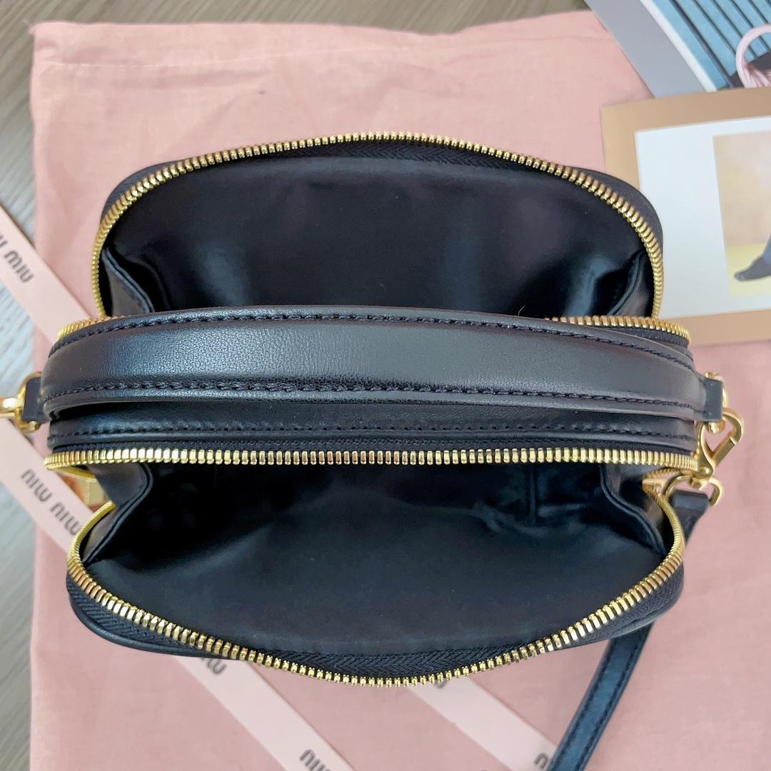 Miu Miu Matelassé Nappa Leather Shoulder Bag - DopestKickz